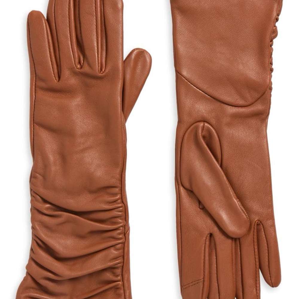 Cole Haan Women's Brown Leather Gloves